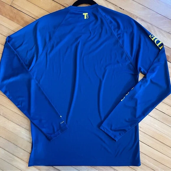 SOUTHERN TIDE T3 Tide to Trail Long Sleeve Performance Tee Skipjack UPF 50 Navy - Picture 7 of 11